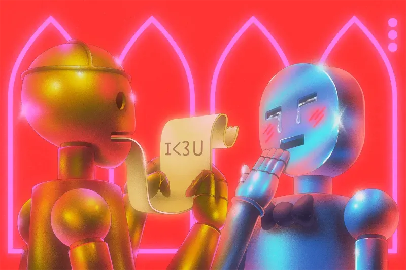 Two bots talking to one another